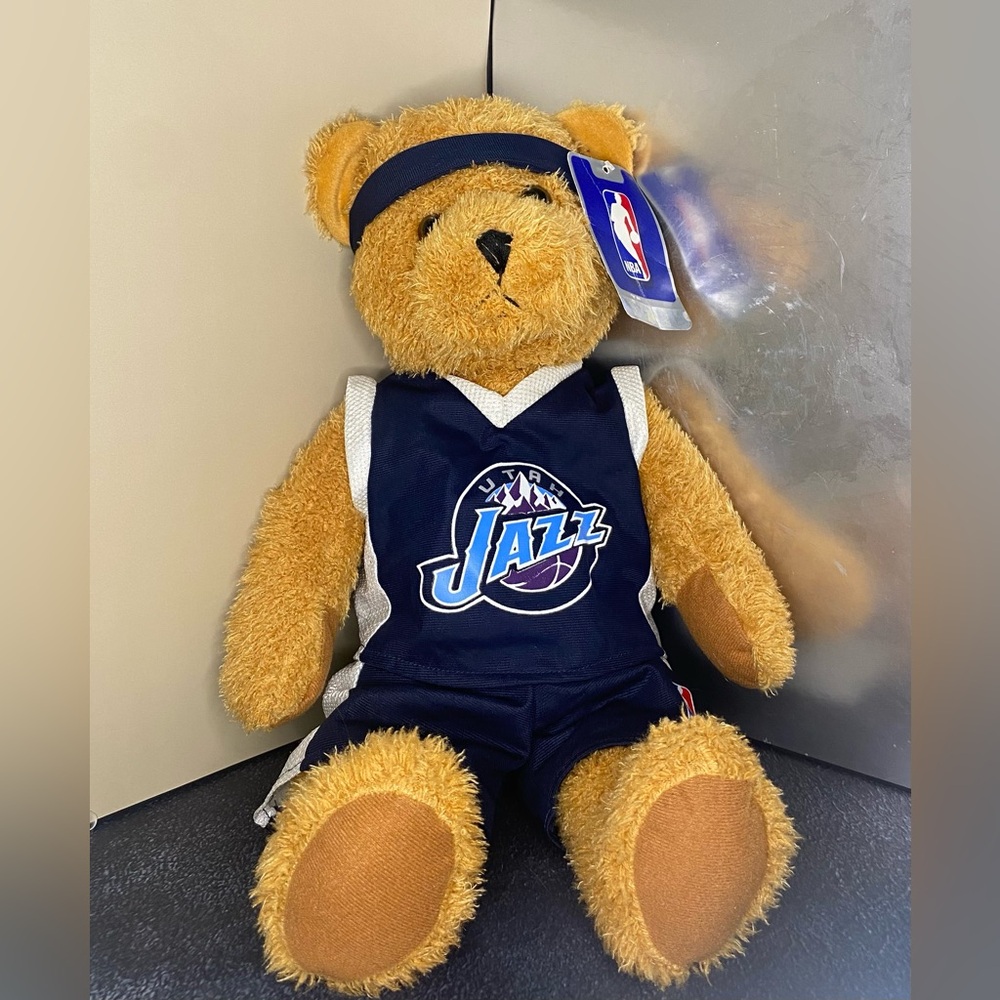 Official 2008 NBA Utah Jazz Teddy Bear Collectible Approx. 19”